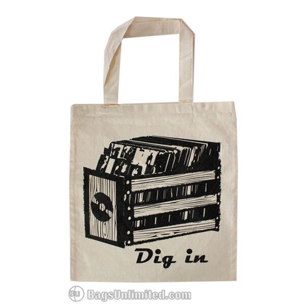 Natural Cotton Tote - Record Crate